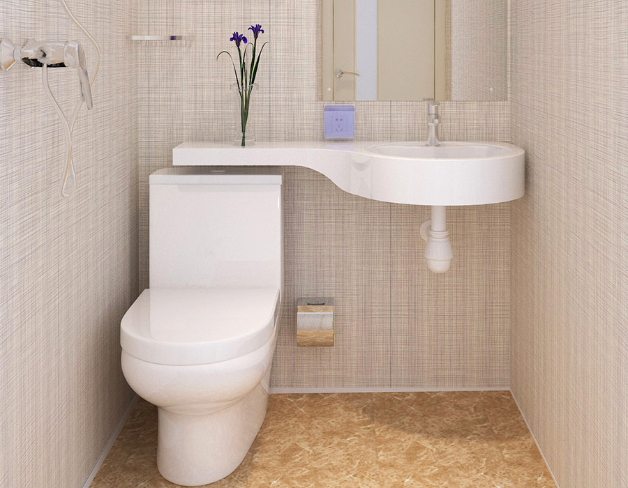 W pełni panelowa, modułowa, prefabrykowana łazienka hotelowa PEC Resin Fibre