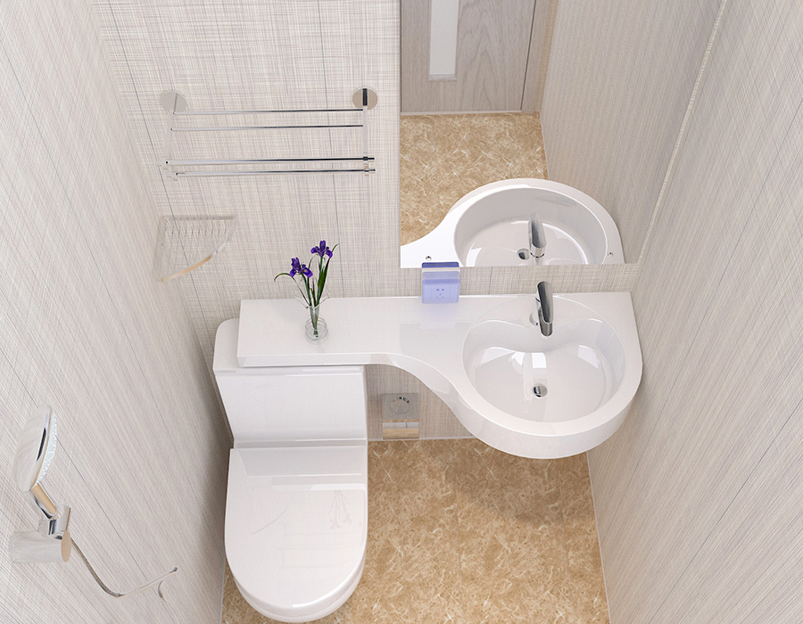 W pełni panelowa, modułowa, prefabrykowana łazienka hotelowa PEC Resin Fibre