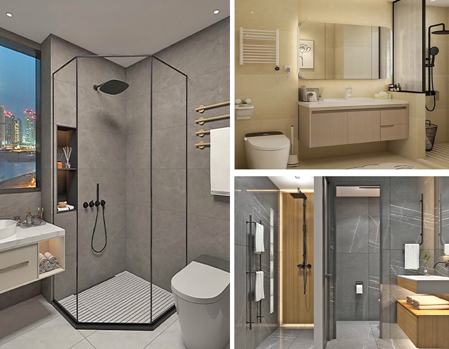 Prefabrykowane kapsuły łazienkowe z płytek ceramicznych